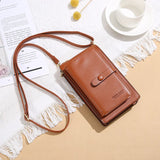 Women Touch Screen Mobile Phone Bag Crossbody Wallet