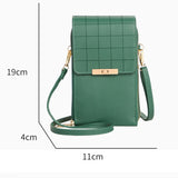 Women's Transparent Touch Screen Phone Bag