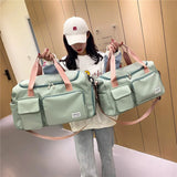 Nylon Fitness Bag Dry Wet Separation Large Capacity Waterproof Bag