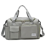 Nylon Fitness Bag Dry Wet Separation Large Capacity Waterproof Bag