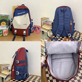 Waterproof Double Buckle Women Backpack Harajuku Shoulder Bag