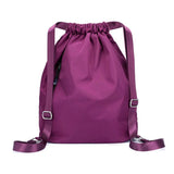 Foldable Rope Travel Backpacks Waterproof Nylon