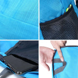 Foldable Teacher Print Daypack Bag - Lightweight Outdoor Travel Backpack