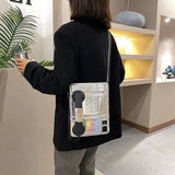 Funny Laser Public Telephone Shoulder Bag