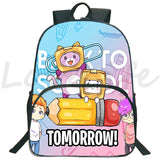Lankybox Anime School Backpack for Kids