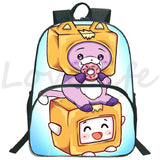 Lankybox Anime School Backpack for Kids