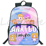 Lankybox Anime School Backpack for Kids