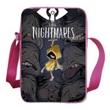 Little Nightmares Messenger Bag Cartoon Print Cross-body School Bag
