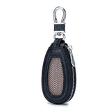 Leather Smart Car Key Cover Men Women Key Holder Bag