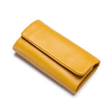 Leather Key Bags Men Women Key Holder Organizer Pouch Cow Leather Car Key Wallet