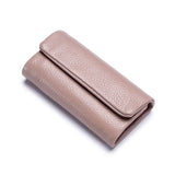 Leather Key Bags Men Women Key Holder Organizer Pouch Cow Leather Car Key Wallet