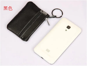Leather Key Holder Wallet Unisex Key Organizer Bag