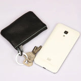 Leather Key Holder Wallet Unisex Key Organizer Bag