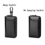 Leather Keychain Holder Pouch Purse Key Cover Bag Men