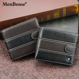 Premium Leather Men Wallets Real Cowhide Wallet Short Walley Business