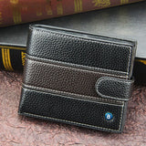 Premium Leather Men Wallets Real Cowhide Wallet Short Walley Business