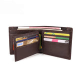 Men's Leather Business Wallet with Card Slots