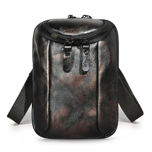 Vintage Small Shoulder Messenger Bag Hook Fanny Waist Belt Pack