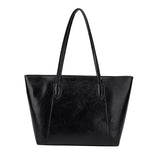 Soft PU Leather Tote Bag for Women, Large Capacity Shoulder Handbag