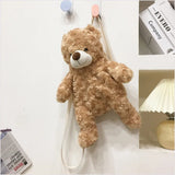 Girl Cartoon Bear Toy Doll Backpack Children Girl Backpack