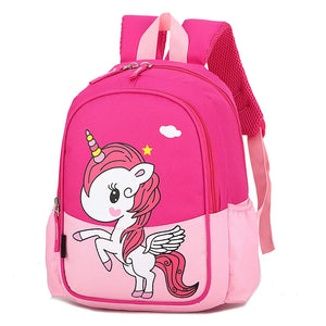 Cartoon Unicorn Girls Backpack School Bags for Kids