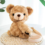 Cute Cartoon Plush Bear Crossbody Bag for Girls