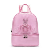 Girls Ballet Dance Girl Backpack School Bag Kids Embroidered Bag