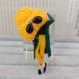 Girls Lovely Anime Wool Hat Brooches Acrylic Badges Backpack Pins