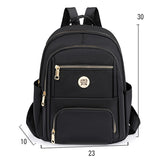 Girls Pink Backpack Women's Nylon Travel Backpack Anti-theft Bag