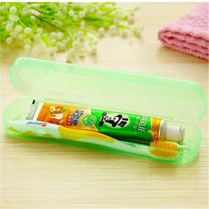 Portable Toothbrush Toothpaste Storage Box Travel Case