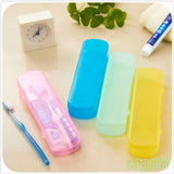 Portable Toothbrush Toothpaste Storage Box Travel Case