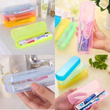 Portable Toothbrush Toothpaste Storage Box Travel Case