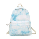 Gradient Women Backpacks Versatile Teenage Girl Student Schoolbag