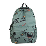 Graffiti Personality Backpack Student Schoolbag Women's Outdoor Travel Backpack