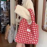 Greiger Women Tote Shoulder Bag Large Capacity Commuter Shopping Bag