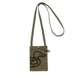 Canvas Dog Duck Print Shoulder Messenger Bag