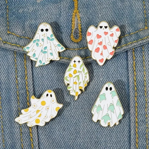 Halloween Series Alloy Brooch Cartoon Creative Clothing Bag Accessories Emblem H