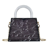 Women Transparent Acrylic Evening Bag Clear Clutch
