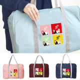 Dog Print Waterproof Tote Bag Foldable Travel Storage Pouch