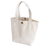 Canvas Tote Lunch Bag with Copper Buckle