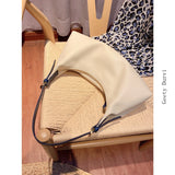 Green Single Strap Shoulder Bag PU Leather Zipper Summer Handbag
