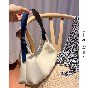 Green Single Strap Shoulder Bag PU Leather Zipper Summer Handbag