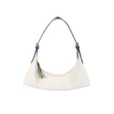 Green Single Strap Shoulder Bag PU Leather Zipper Summer Handbag
