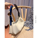 Green Single Strap Shoulder Bag PU Leather Zipper Summer Handbag