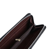 Rhinestone Wallet Handbag with Chain Strap Zipper Closure