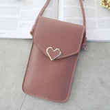 Hasp Cross Wallets Smartphone Leather Shoulder Light Handbags