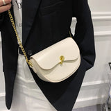 Women Chain Cross Body Leather Bag Lady Satchel Handbag Tote Messenger