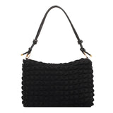 High Capacity Soft Cloth Shoulder Bag for Women - Winter Travel Handbag