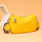 Women Shoulder Bag Cowhide Leather Messenger Handbag