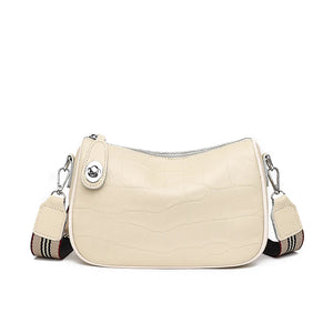 Women Shoulder Bag Cowhide Leather Messenger Handbag